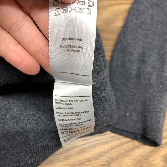 UNTUCKit Quarter Zip Sweater 100% Extra Fine Merino Wool Men’s XXL - Picture 5 of 6